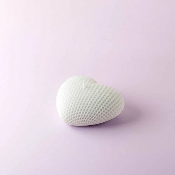 A Handmade Heart Candle
